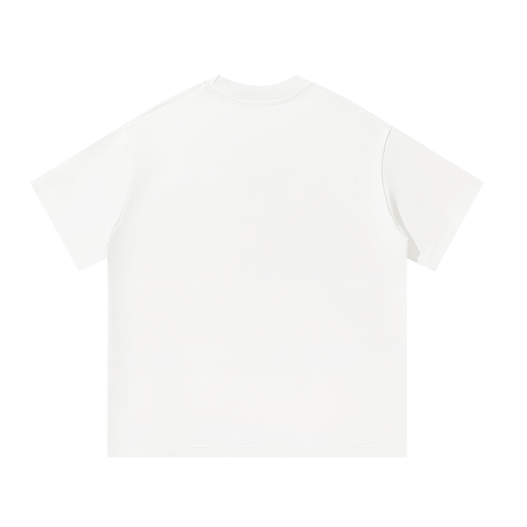 SCTR Core Tee White 300GSM Heavyweight Oversized T-Shirt EST 2026
