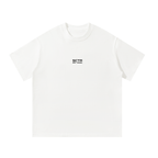 SCTR Core Tee White 300GSM Heavyweight Oversized T-Shirt EST 2026