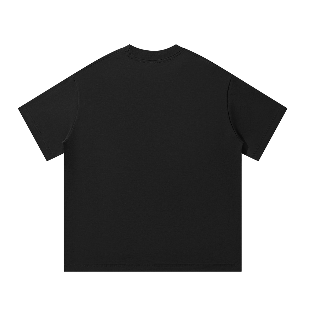 SCTR Core Tee Black 300GSM Heavyweight Oversized T-Shirt EST 2026